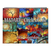 NEW カラフル MADART 2015 Circle of Life Calendar カレンダー (カバー)