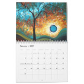 NEW カラフル MADART 2016 Circle of Life Calendar カレンダー (2月 2027)