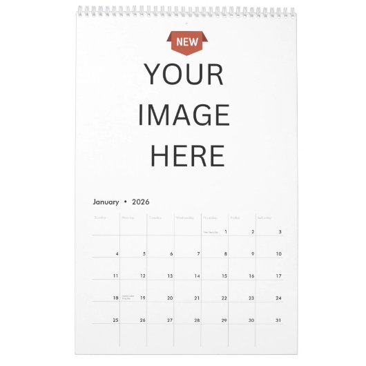 NEW!カレンダー – 米国 – 英語 – 祝日 カレンダー (1月 2026)