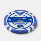 NEW!トランプのポーカーチップス – 青 – カスタム ポーカーチップ (シングル)