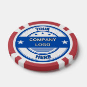 NEW!トランプのポーカーチップ – 赤 – カスタム ポーカーチップ (シングル)