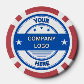 NEW!トランプのポーカーチップ – 赤 – カスタム ポーカーチップ (裏面)