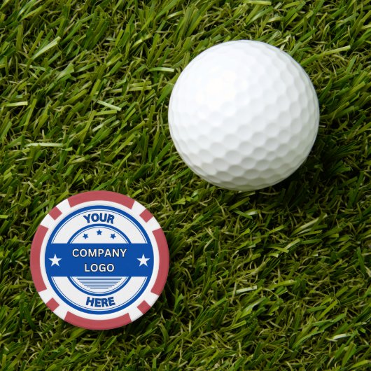 NEW!トランプのポーカーチップ – 赤 – カスタム ポーカーチップ (ゴルフボールマーカー)