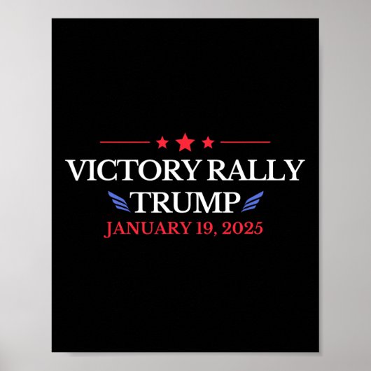 NEW!トランプ勝利ラリー歴史的 ポスター (正面)