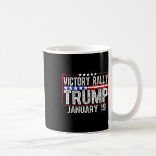 NEW!トランプ勝利ラリーMega歴史的最後のTr コーヒーマグカップ