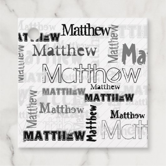 NEW!トレンディーキッズ名クラシック丸ステッカー フェイバータグ (正面)