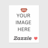 NEW!ビニールステッカー光沢2'' x 2' -カスタム – カット シール (シート)