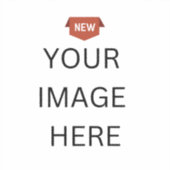 NEW!ビニールステッカー光沢2'' x 2' -カスタム – カット シール (正面)