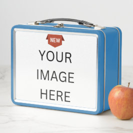 NEW!メタルランチボックス – ライトブルー – カスタム メタルランチボックス