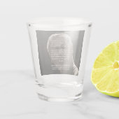 NEW!メモリ内 – ショットグラス – 白文字1.5オンス (裏面)