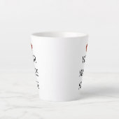 NEW!ラテマグカップ – 小12oz -カスタム カフェラテマグ (正面)