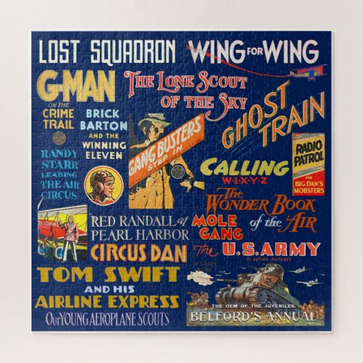 NEW!ヴィンテージ読者書籍テーマ ジグソーパズル (縦)