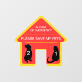 NEW!万一の場合はペット救に頼む ウィンドウサイン (シート)