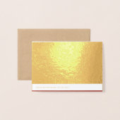 New 中国の Year of the Rabbit add Photo Foil Card 箔カード (裏面封筒付き)