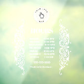 NEW!保管時間にしがみつく – 12x12長方形 – カスタム ウィンドウサイン (シート3)