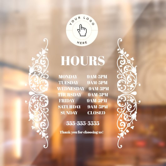 NEW!保管時間にしがみつく – 12x12長方形 – カスタム ウィンドウサイン (シート2)