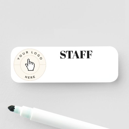 NEW!名前タグ – Dry Erase - 3" X 1.5インチ – スタッフ 名札 (インサイチュ)