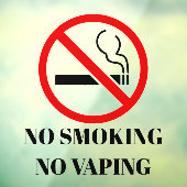 NEW!🚭喫煙の蒸発なしにしがみつく – 4x4 Sqaure ウィンドウサイン (シート3)