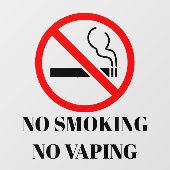 NEW!🚭喫煙の蒸発なしにしがみつく – 4x4 Sqaure ウィンドウサイン (シート)