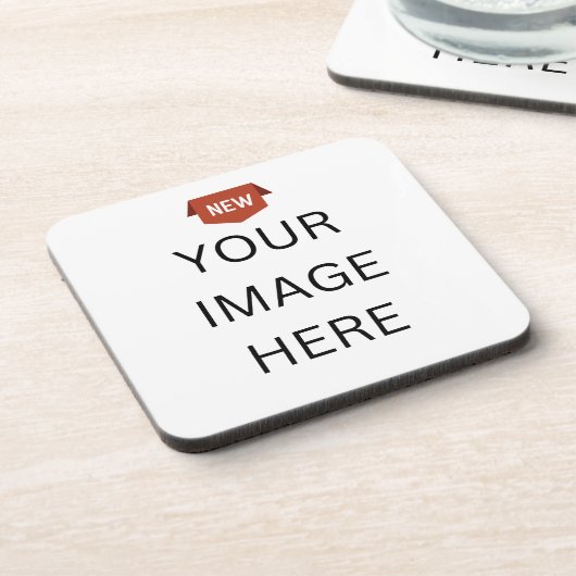 NEW!懸命プラスチックのコースター – コルクバック – 6のセット コースター (左側)