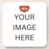 NEW!懸命プラスチックのコースター – コルクバック – 6のセット コースター (正面)