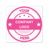 NEW!承認！インク入力スタンプ – 明るい赤紫色インク セルフインキングスタンプ (デザイン)