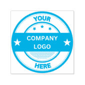 NEW!承認!インク入力スタンプ – 淡青色インク セルフインキングスタンプ (デザイン)