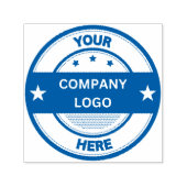 NEW!承認！インク入力スタンプ – 青インク セルフインキングスタンプ (デザイン)