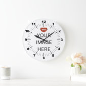 NEW!時計 – 10インチ丸黒木枠 ラージ壁時計 (ホーム)