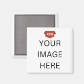 NEW!正方形マグネット – 2インチ – カスタム マグネット (正面/裏面)