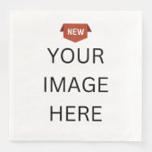 NEW!紙ディナーナプキンス – 3プライ – 50パック – ホワイト (正面)