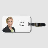 NEW!荷物タグ独身の – 側面カードスロット付き ラゲッジタグ (正面横)