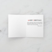 NEW!2016年クリスマスカード:喜びの知素晴らしらせ シーズンカード (内部)