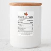 NEW 2020メープルシロップ葉の事前計算された栄養 フードラベル (正面)
