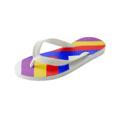 New a graphic design Kid's Flip Flops キッズビーチサンダル (アングル)