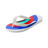 New a graphic design Kid's Flip Flops キッズビーチサンダル (アングル)