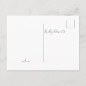 New Address Greenery 案内ポストカード (裏面)