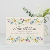 New Address Wildflower Moving Announcement 案内状 (スタンド正面)