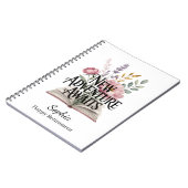 New Adventure Awaits Retirement Personalized ノートブック (左側)