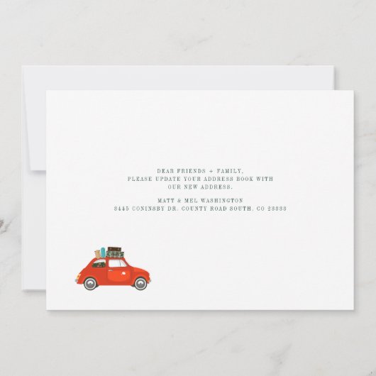 New Adventures Simple Change of Address Moving 案内状 (裏面)