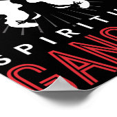 New Age Sritual Srituality Yoga Gangster Enlighten ポスター (角)