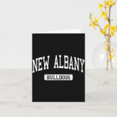 New Albany High School Hs New Albany In Varsity Sr カード (黄色い花)