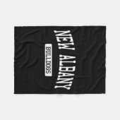 New Albany High School Hs New Albany In Varsity Sr フリースブランケット (正面(横))