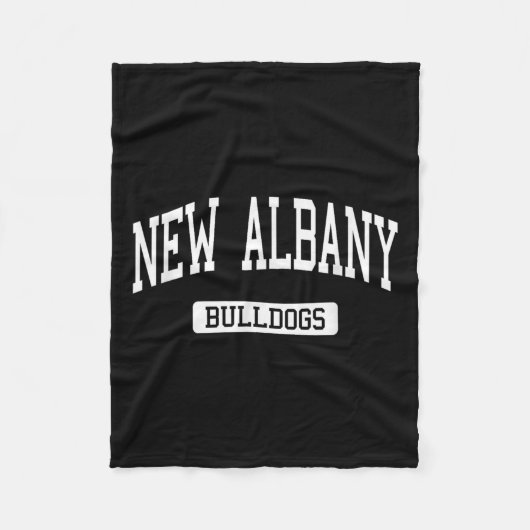 New Albany High School Hs New Albany In Varsity Sr フリースブランケット (正面)