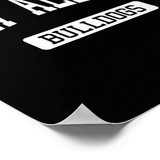 New Albany High School Hs New Albany In Varsity Sr ポスター (角)