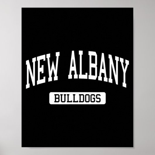 New Albany High School Hs New Albany In Varsity Sr ポスター (正面)