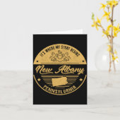 New Albany Pennsylvania Its Where My Story Begins カード (黄色い花)