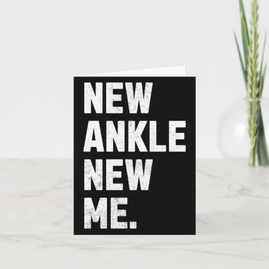 New Ankle New Me Funny Ankle Replacement Surgery  カード (正面)