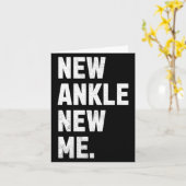 New Ankle New Me Funny Ankle Replacement Surgery  カード (黄色い花)