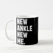 New Ankle New Me Funny Ankle Replacement Surgery  コーヒーマグカップ (左)